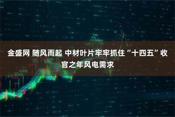 金盛网 随风而起 中材叶片牢牢抓住“十四五”收官之年风电需求